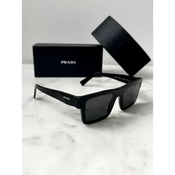 NEW Prada PR19WSF Unisex Sunglasses in Black - Picture 5 of 8